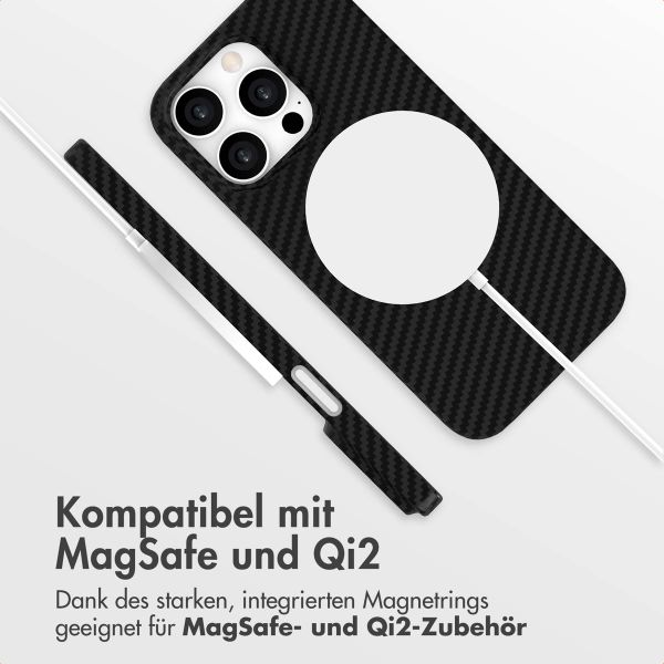 Accezz MagSafe Kevlar Hülle Apple iPhone 16 Pro - Schwarz