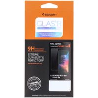 Spigen GLAStR Full Cover Screen Protector Schwarz Huawei P30 Lite