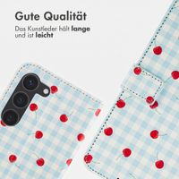 imoshion Design Klapphülle Samsung Galaxy S23 - Cherry Check