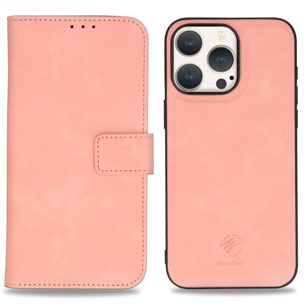 imoshion Entfernbare 2-1 Luxus Klapphülle für das iPhone 15 Pro Max - Rosa