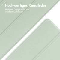 imoshion Trifold Klapphülle Apple iPad 9 (2021) 10.2 Zoll / iPad 8 (2020) 10.2 Zoll / iPad 7 (2019) 10.2 Zoll - Hellgrün