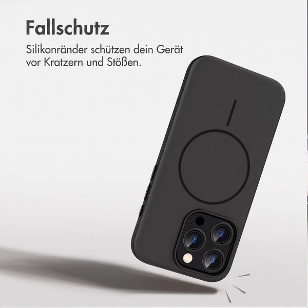 imoshion Color Backcover mit Thin MagSafe Ring Apple iPhone 15 Pro - Schwarz