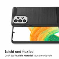 imoshion Brushed Back Cover für das Samsung Galaxy A33 - Schwarz