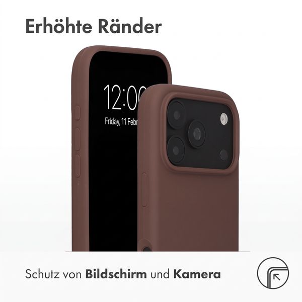 Accezz Liquid Silikoncase mit MagSafe Apple iPhone 18 Pro Max / 17 Pro Max - New Tea Brown