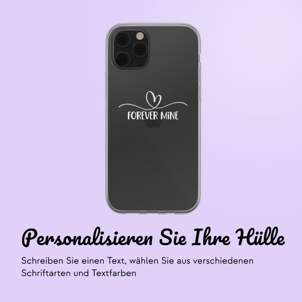Hülle mit eigenem Foto und/oder Text Apple iPhone 12 (Pro) - Sierlijk hartje