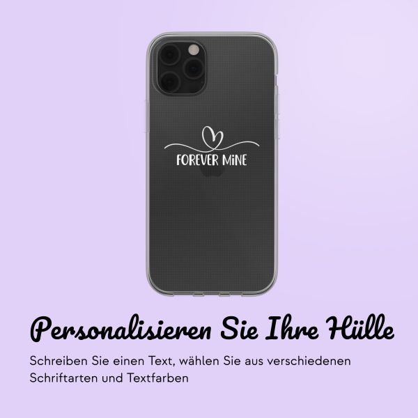 Personalisierte Hülle mit elegantem Herz iPhone 11 - Transparent