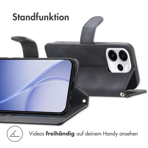 imoshion Klapphülle mit Kordel Oppo Reno 15F - Schwarz