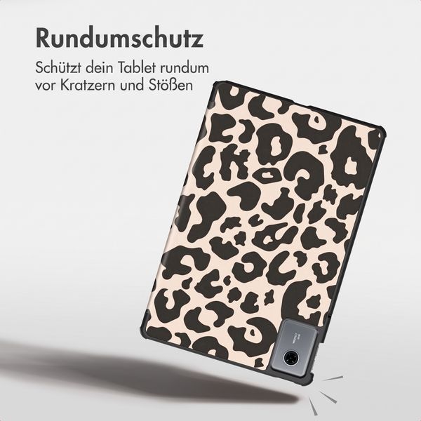 imoshion Design Trifold Klaphülle Lenovo Idea Tab - Leopard