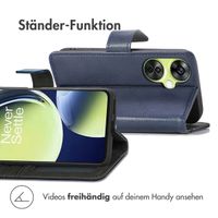 imoshion Luxuriöse Klapphülle OnePlus Nord CE 3 / CE 3 Lite - Dunkelblau