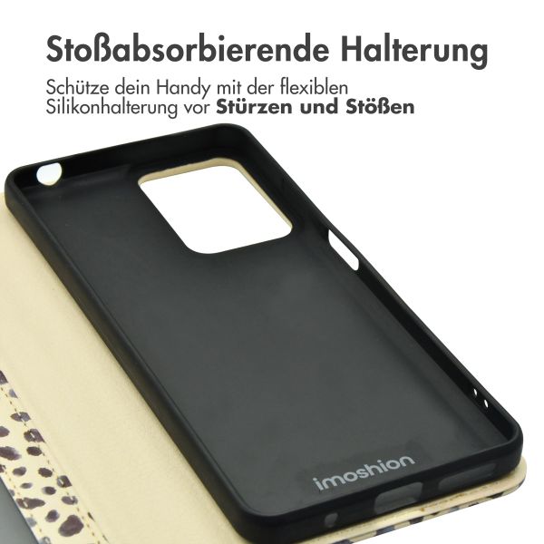 imoshion Design Klapphülle Motorola Moto G24 Power - Black And White Dots