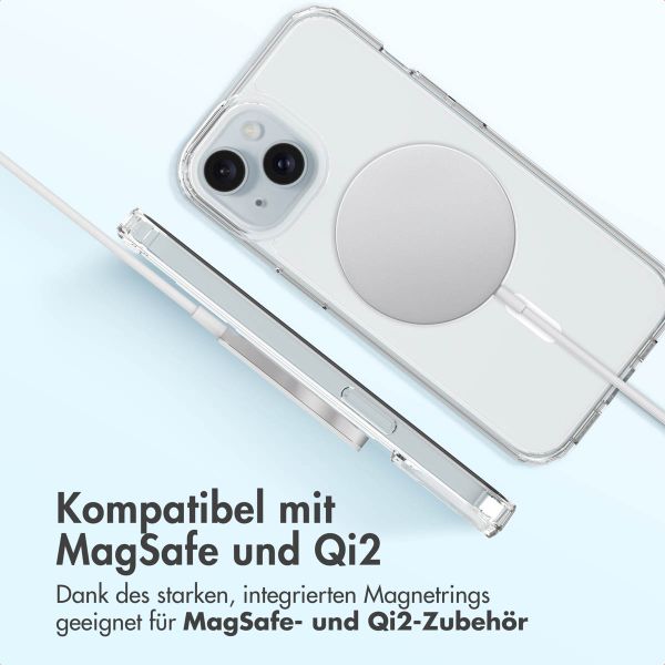 Accezz Xtreme Impact Backcover mit MagSafe Apple iPhone 15 - Transparent