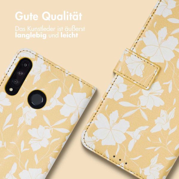 imoshion ﻿Design Klapphülle für das Huawei P30 Lite - Yellow Flowers