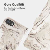 imoshion Design Klapphülle Apple iPhone SE (2022 / 2020) / 8 / 7 / 6(s) - Sandy Marble