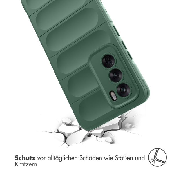 imoshion EasyGrip Back Cover für das Oppo Reno 12 - Dunkelgrün