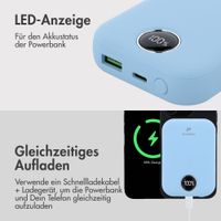 imoshion MagSafe Powerbank 10.000 mAh - Kabellose Powerbank - Himmelblau