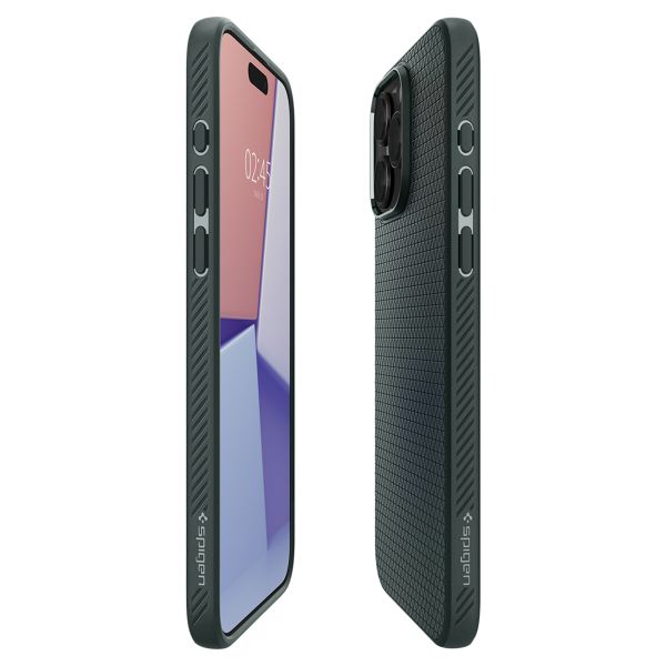 Spigen Liquid Air™ Case für das iPhone 15 Pro - Abyss Green