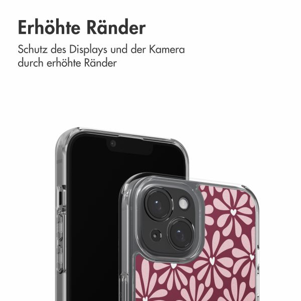 imoshion Design Hülle Apple iPhone 15 - Bloom Love Blush