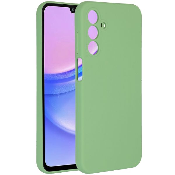 Accezz Liquid Silikoncase für das Samsung Galaxy A15 (5G/4G) - Grün