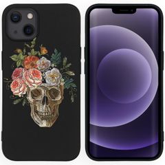 imoshion Design Hülle für das iPhone 13 - Flower skull