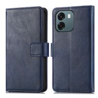 imoshion Luxuriöse Klapphülle Oppo A6 (5G) - Dunkelblau