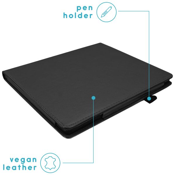 imoshion Vegan Leather Klapphülle für das Kobo Elipsa 2E - Schwarz