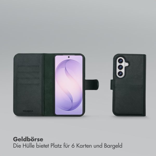 Selencia Olyn Abnehmbare Bookcase mit MagSafe Samsung Galaxy S26 - Grün