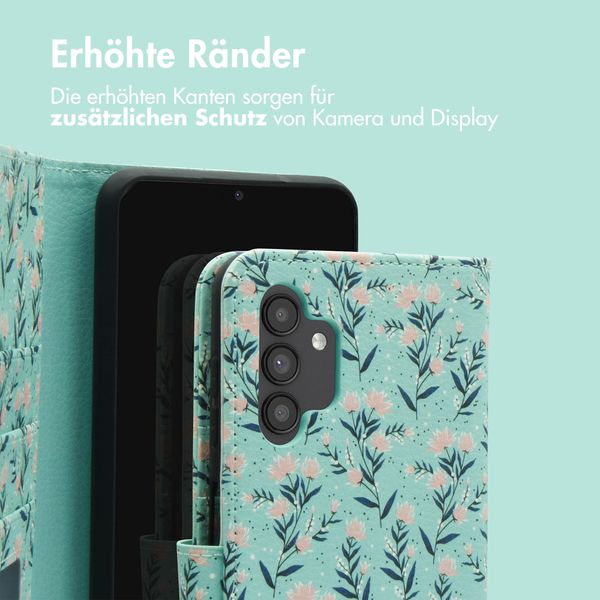 imoshion Design Klapphülle für das Samsung Galaxy A13 (5G) - Blue Flowers