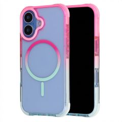 Gradient MagSafe Back Cover Apple iPhone 17 - Rosa / Blau