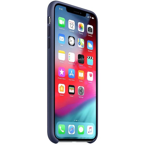 Apple Silikoncase Dunkelblau für das Apple iPhone Xs Max