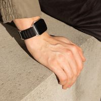 Accezz Nylon Alpine Armband für Apple Watch | 38/40/41/42 mm - Schwarz