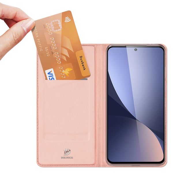 Dux Ducis Slim TPU Klapphülle für das Xiaomi 12 Lite - Rose Gold