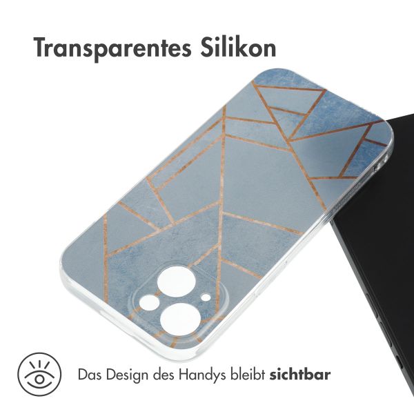 imoshion Design Hülle Apple iPhone 15 - Blue Graphic