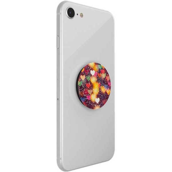 PopSockets PopGrip - Abnehmbar - Glitter Bokeh Hearts