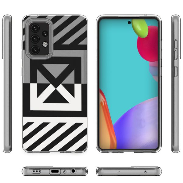 imoshion Design Hülle für das Samsung Galaxy A52(s) (5G/4G) - Graphic stripes