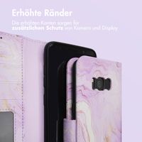 imoshion ﻿Design Klapphülle für das Samsung Galaxy S8 - Purple Marble