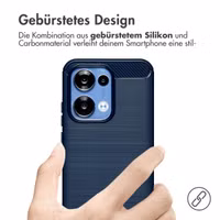 imoshion Brushed Back Cover Oppo Reno 13 - Dunkelblau