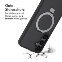 Accezz Ring Stand Backcover mit MagSafe Samsung Galaxy S24 Plus - Schwarz