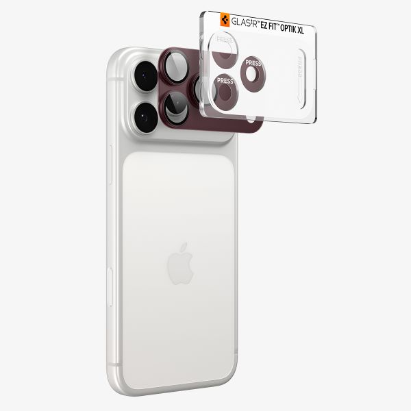 Spigen Optik Pro XL - 1er-Pack Apple iPhone 18 Pro Max - Dark Cherry