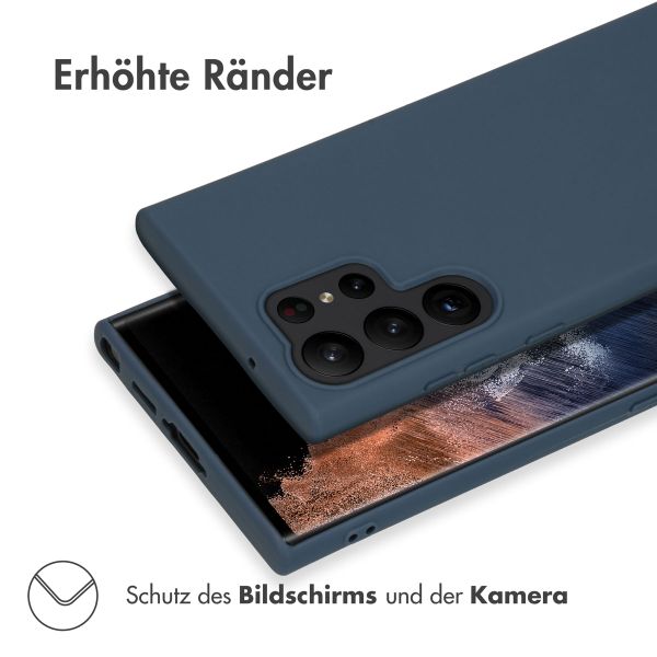 imoshion TPU Color Cover Samsung Galaxy S23 Ultra - Dunkelblau