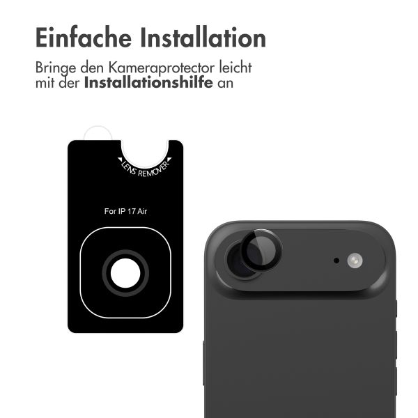 imoshion 2er Pack Kameraobjektivschutz für das Apple iPhone Air - Schwarz