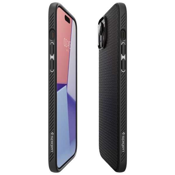 Spigen Liquid Air™ Case für das iPhone 15 - Matte Black