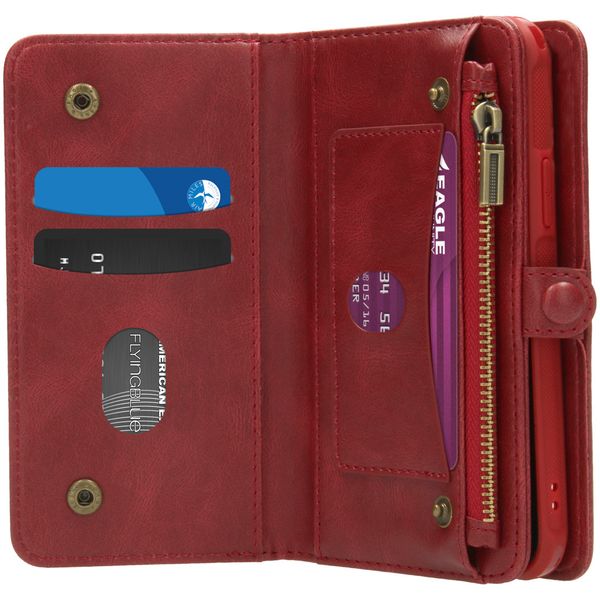 imoshion 2-1 Wallet Klapphülle das iPhone 12 Mini - Rot