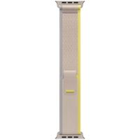 Apple Trail Loop Band für das Apple Watch Series 1-9 / SE / Ultra (2) - 42/44/45/49 mm - Größe S/M - Gelb / Beige