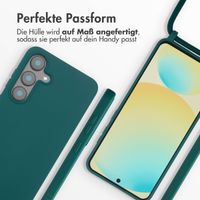 imoshion SilikonHülle mit Band Samsung Galaxy S25 FE - Dunkelgrün