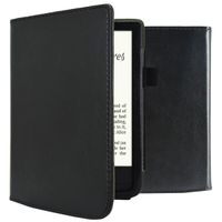 imoshion Vegan Leather Klapphülle Pocketbook Touch Lux 5 / HD 3 / Basic Lux 4 / Vivlio Lux 5 - Schwarz