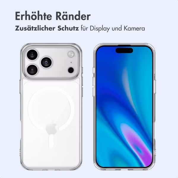 imoshion Protective Back Cover mit MagSafe Apple iPhone 17 Pro - Transparent