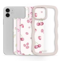 Holdit Print Pack für das Apple iPhone 12 (Pro) - Pink Breeze