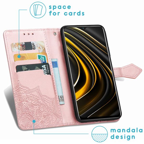 imoshion Mandala Klapphülle Xiaomi Poco M3 - Roségold