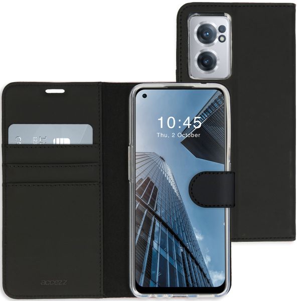 Accezz Wallet TPU Klapphülle für das OnePlus Nord CE 2 5G - Schwarz