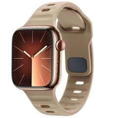 imoshion Active Sport Silikonarmband für die Apple Watch Series 1-9 / SE (38/40/41 mm) | Series 10 (42 mm) - Braun